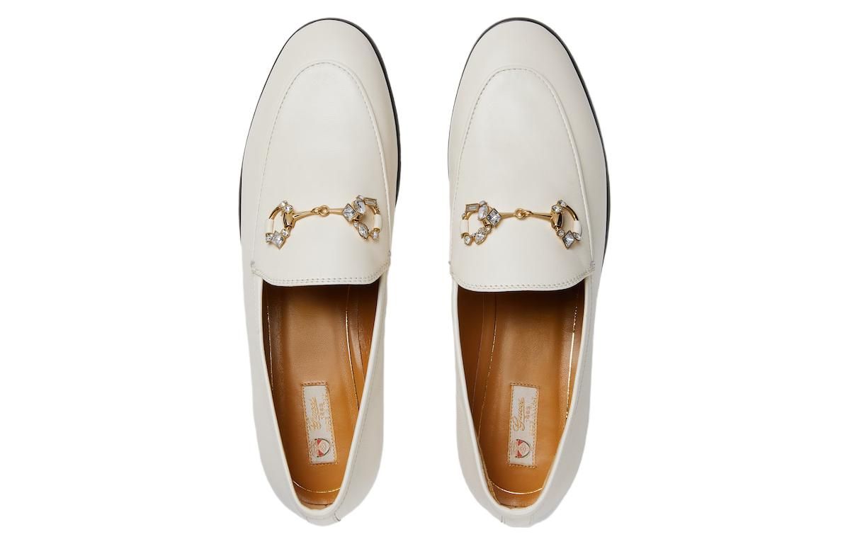 (WMNS) GUCCI Jordaan Loafer 'White' 759918-C9D00-9022 sold by KicksCrew product image thumbnail 2
