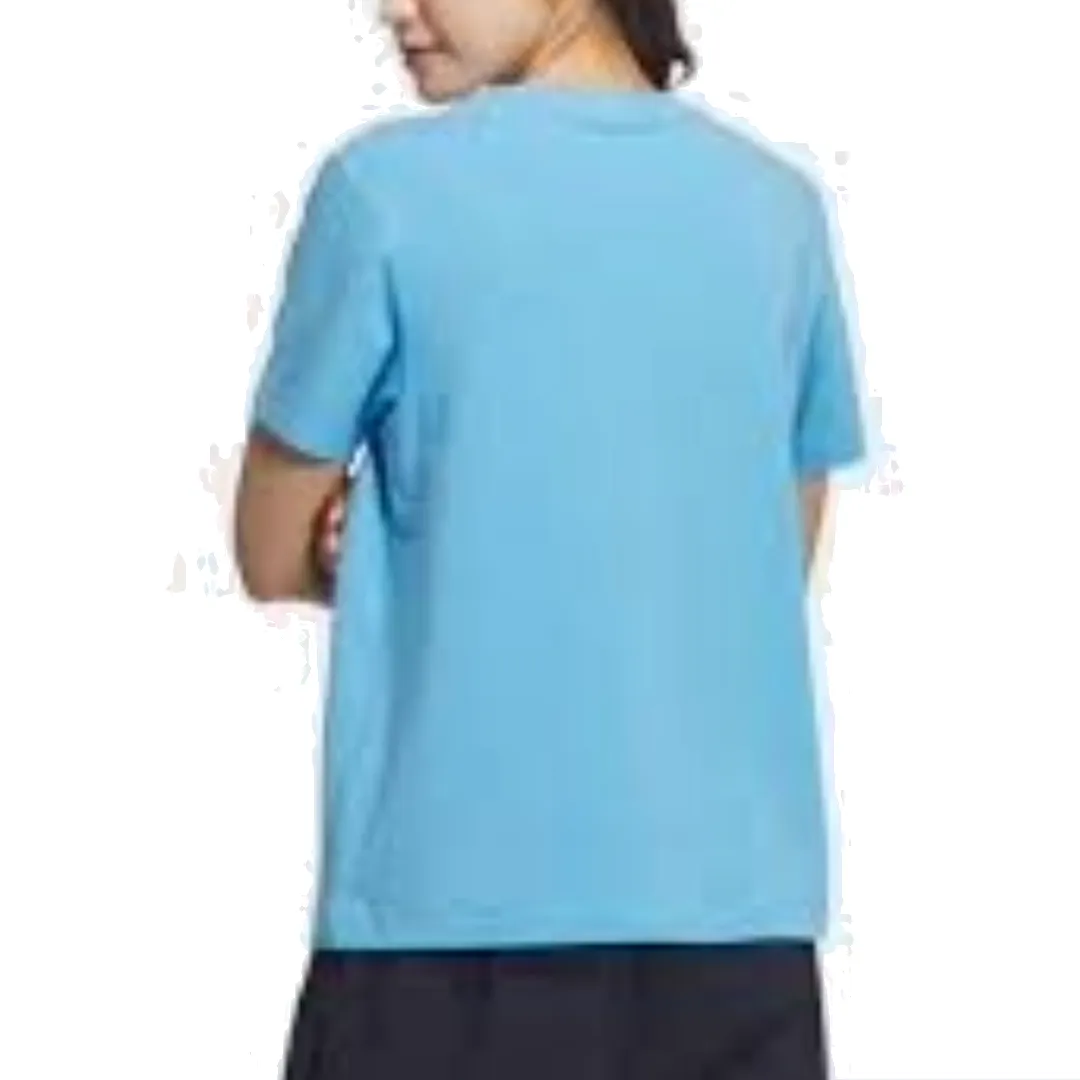 (WMNS) adidas Original T-Shirt Asia Sizing 'Blue' JN7771 sold by KicksCrew product image thumbnail 3