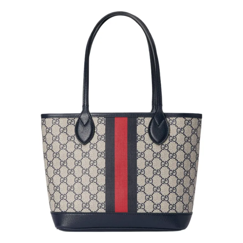 (WMNS) Gucci Ophidia Small Tote Bag 'Beige Blue Supreme' 726762-2YGAT-8562 sold by KicksCrew