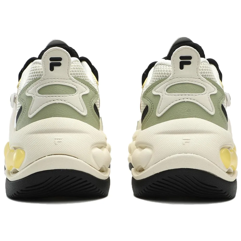 (WMNS) FILA FUSION NEBULA Sneakers 'White Yellow Green' T12W331105FAG sold by KicksCrew product image thumbnail 4