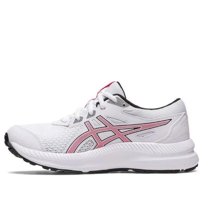 (GS) ASICS Contend 8 'White Electric Red' 1014A259-103 sold by KicksCrew