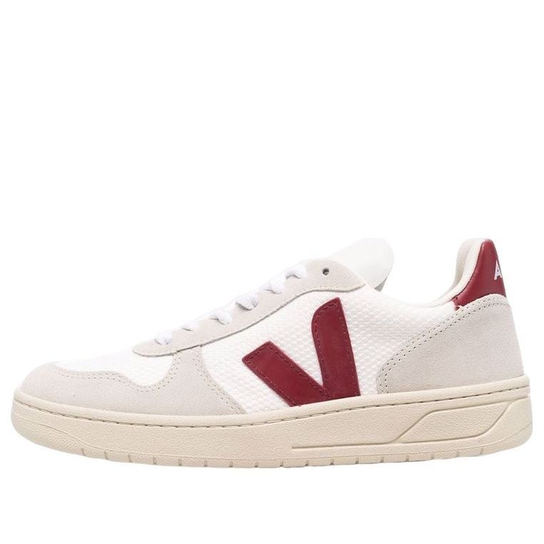 Veja V-10 B-Mesh 'White Natural Marsala' VX0101314A sold by KicksCrew