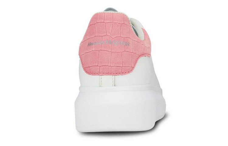 (WMNS) Alexander McQueen Oversized Sneaker 'Pink Embossed Suede Crocodile' 650788WHZ4K9648 sold by KicksCrew product image thumbnail 5