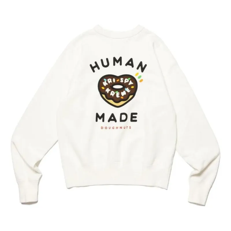 HUMAN MADE x Krispy Kreme Graphic Long Sleeve T-shirt 'White' XX25CS001 sold by KicksCrew