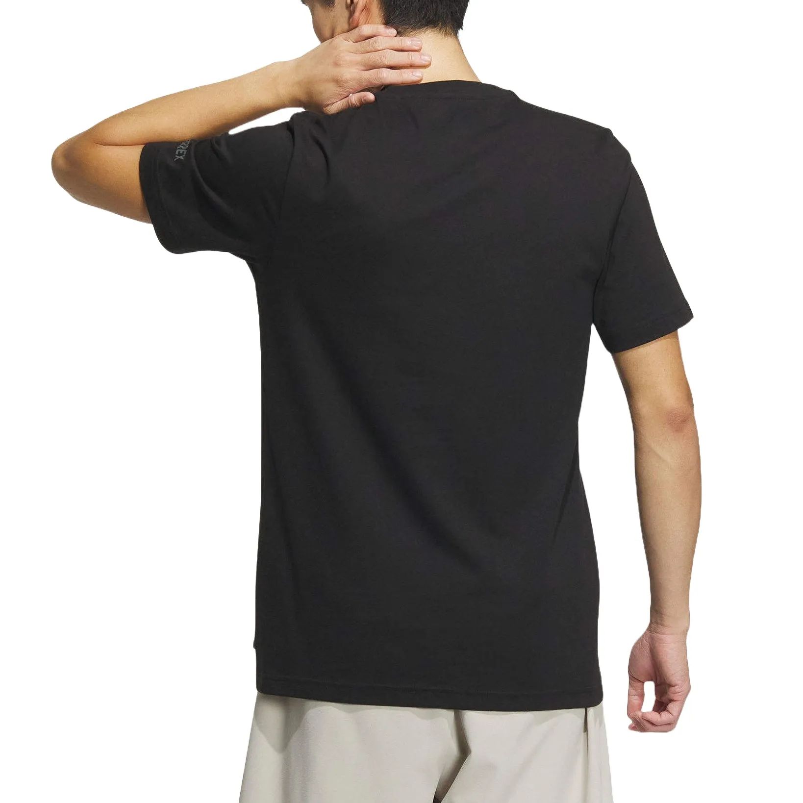 adidas Polygiene Graphic T-shirt Asia Sizing 'Black' IS0274 sold by KicksCrew product image thumbnail 2