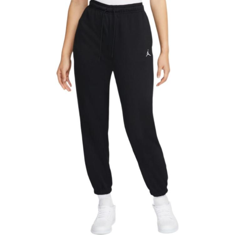 (WMNS) Air Jordan Essentials Fleece Pants 'Black' DN4575-010 sold by KicksCrew product image thumbnail 4