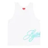 Supreme Mesh Script Tank Top 'White Blue' SUP-SS21-858 sold by KicksCrew