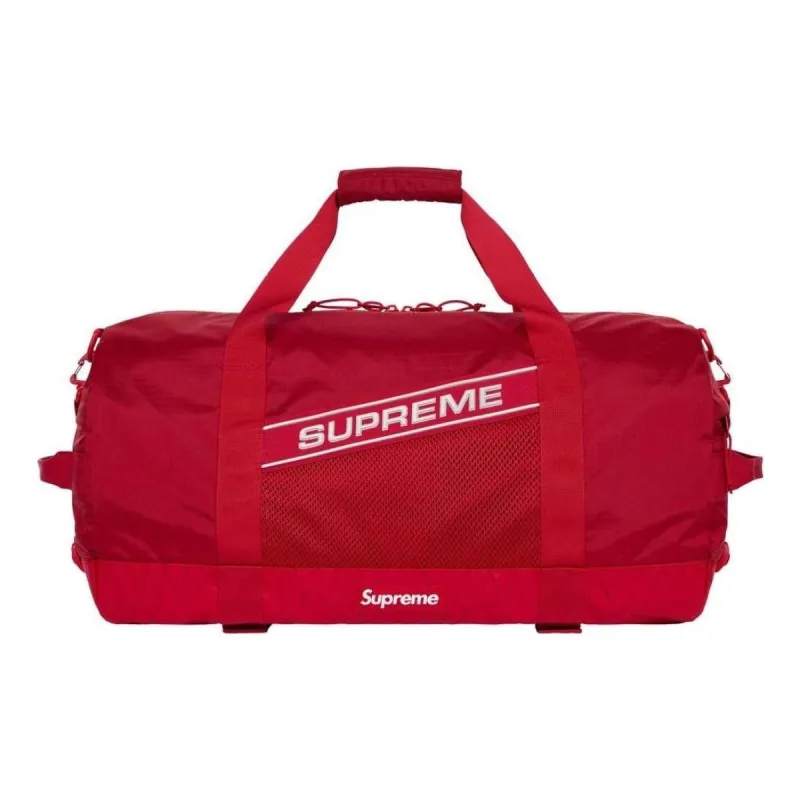 Supreme Leather Duffle Bag 'Red' SUP-FW23-0827 | Parallel