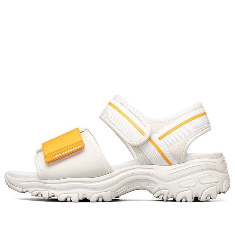 (WMNS) Skechers D'Lites 1.0 'White Yellow' 119239-WYL sold by KicksCrew