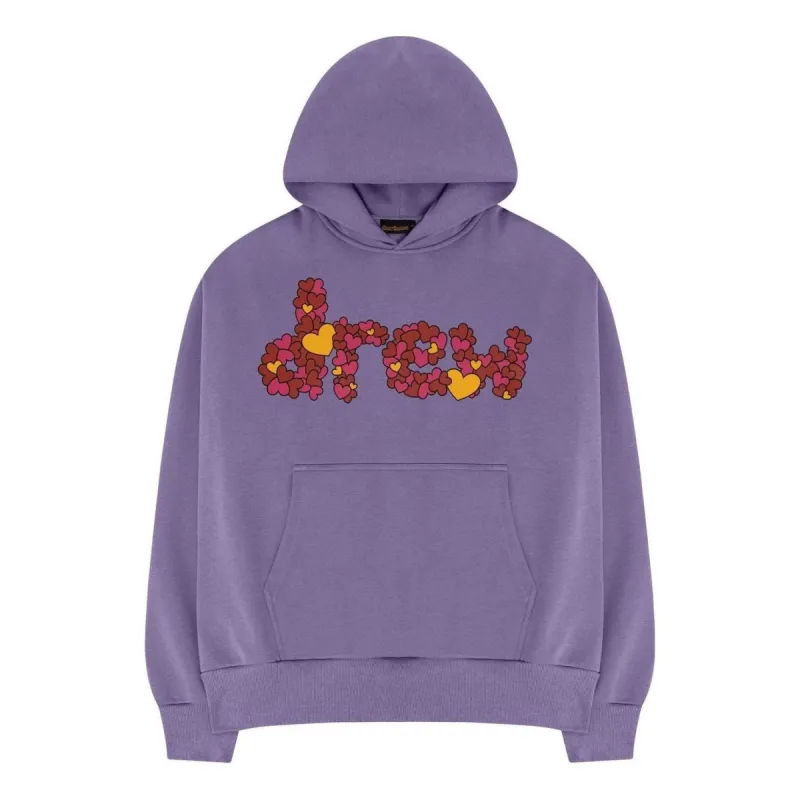Drew House Love Drew Hoodie 'Lavender' DR-FW22-859 sold by KicksCrew