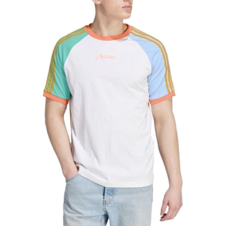 adidas originals Enjoy Summer Raglan T-shirt 'White' IT8190 sold by KicksCrew product image thumbnail 2