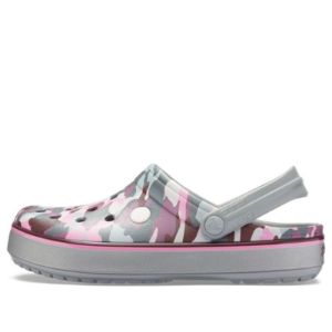 Crocs Crocband Graphic III Clogs 'Grey Pink' 205834-0GF sold by KicksCrew