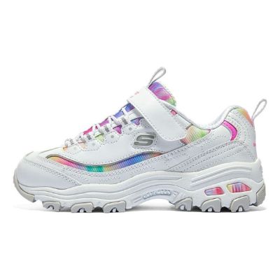 (GS) Skechers DLITES Low 'White Multi' 303905L-WMLT sold by KicksCrew