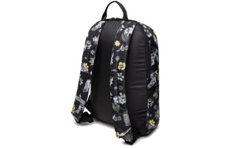 (WMNS) Puma Core Seasonal Daypack Backpack 'Black White Purple Yellow' 077381-01 sold by KicksCrew
