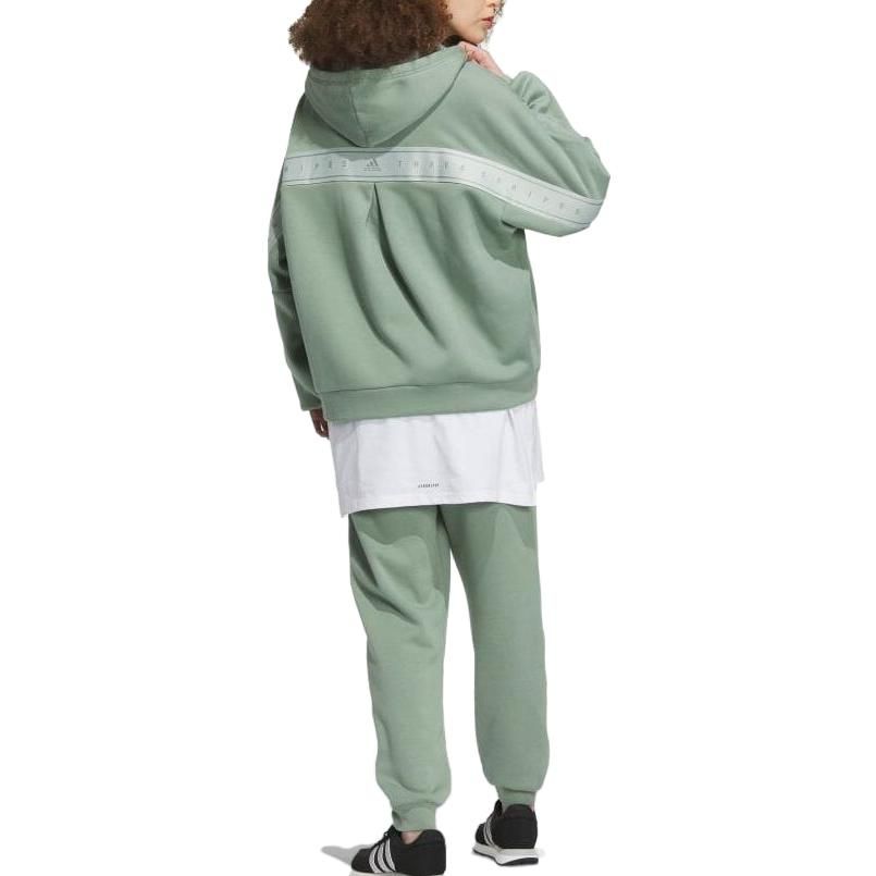 (WMNS) Adidas Word FZ Hoodies 'Olive Green' IK9894 sold by KicksCrew product image thumbnail 3