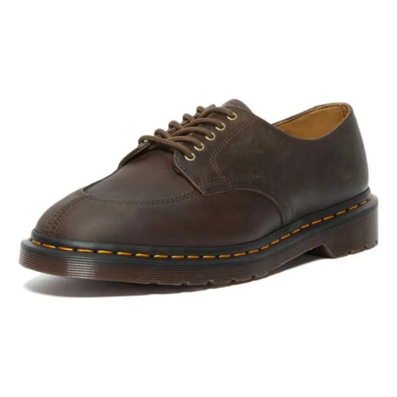 Dr. Martens 2046 Crazy Horse Leather Oxford Shoes 'Dark Brown' 27443201 sold by KicksCrew