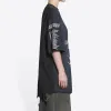 Balenciaga Speed Hunters Upside Down T-Shirt Oversized 'Black Faded' 698811TMVC90100 sold by KicksCrew