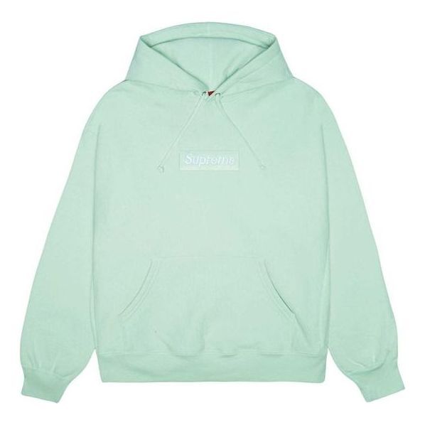 Supreme FW23 Box Logo Hooded Sweatshirt 'Light Green' 166930 sold by KicksCrew