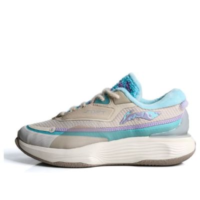 (WMNS) Li-Ning Soft Warm 'Blue Beige' AGLT122-4 sold by KicksCrew