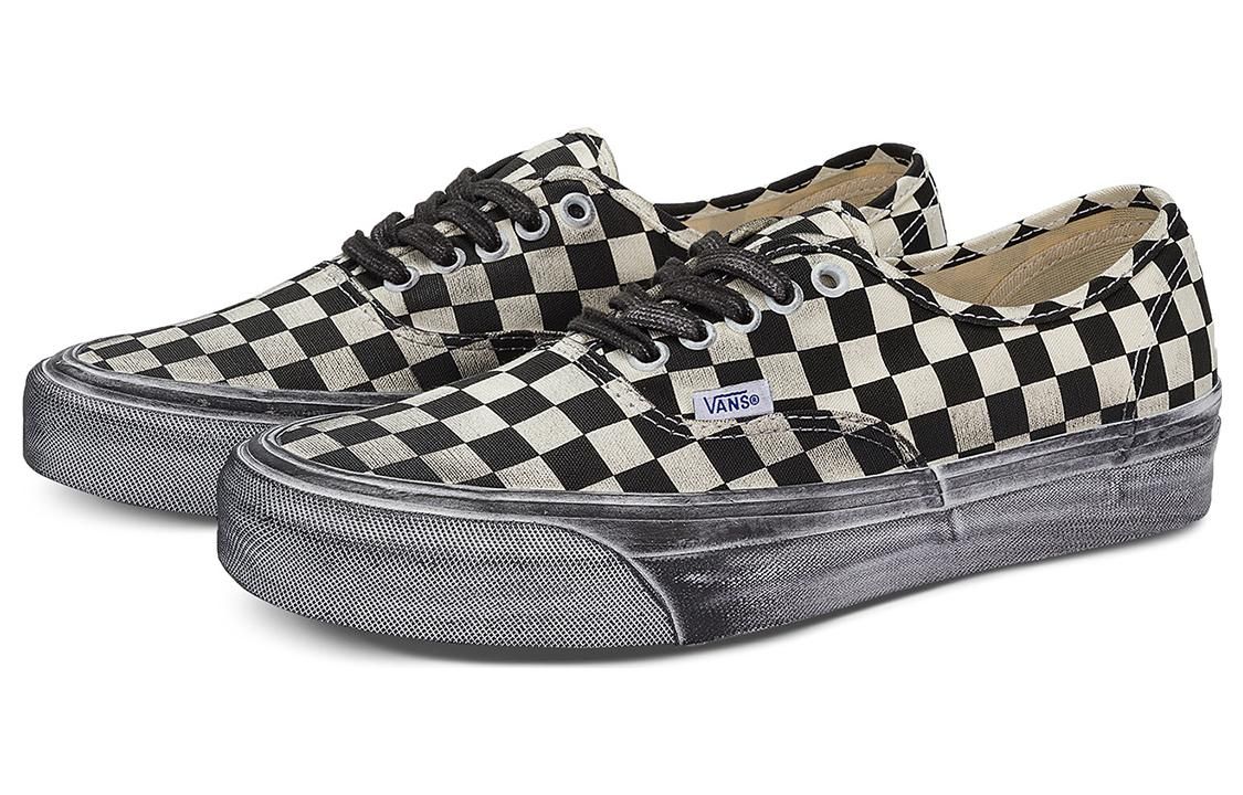 Vans Vault OG Authentic LX 'Stressed Black White Checkerboard' VN0A5FBD95Y1 sold by KicksCrew product image thumbnail 2