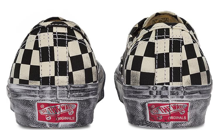 Vans Vault OG Authentic LX 'Stressed Black White Checkerboard' VN0A5FBD95Y1 sold by KicksCrew product image thumbnail 5