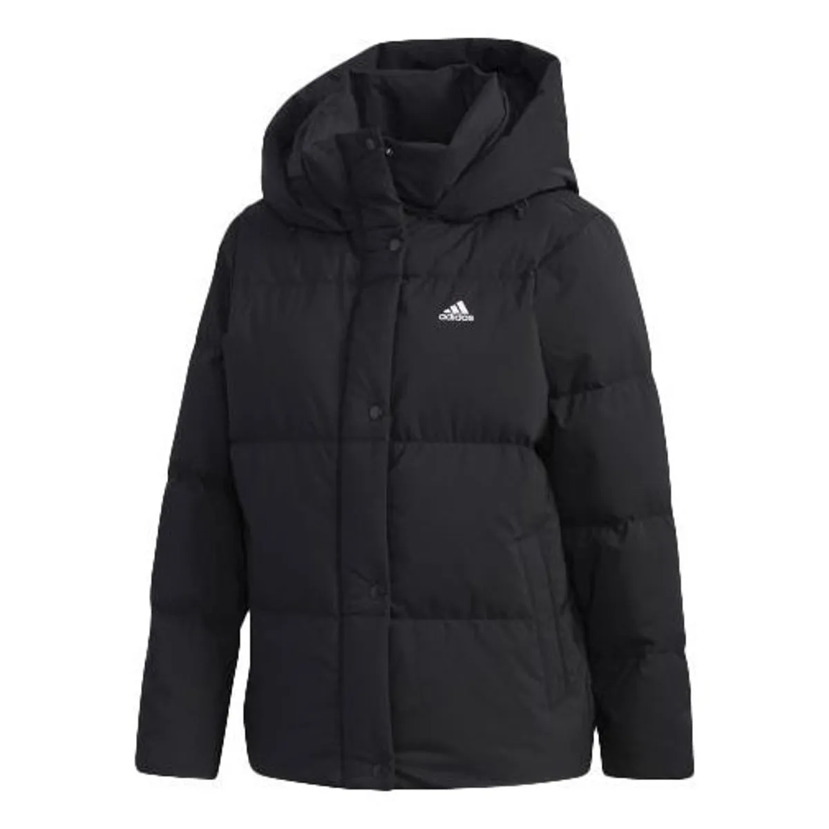 (WMNS) adidas Down Puff Winter Jacket 'Black' EH3985 sold by KicksCrew