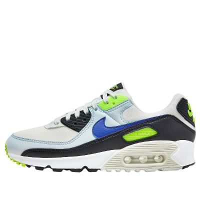 (WMNS) Nike Air Max 90 'White Volt Blue' DH8010-102 sold by KicksCrew