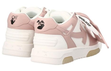 (WMNS) Off-White Out Of Office Low-Top Sneaker 'Pink White' OWIA259F22LEA0010130 sold by KicksCrew