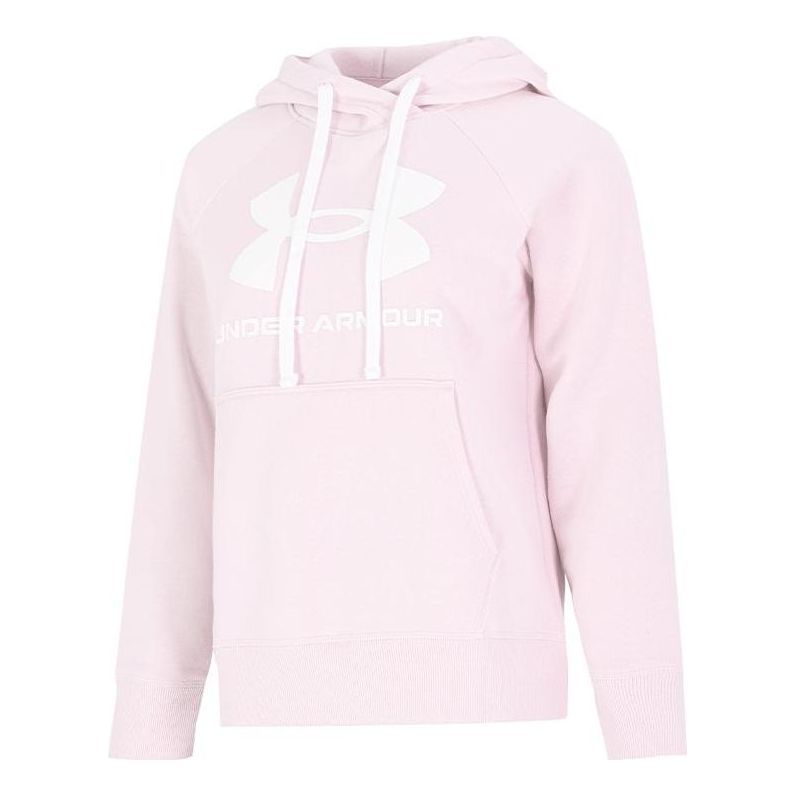 (WMNS) Under Armour Rival Fleece Logo Hoodie 'Light Pink' 1356318-647 sold by KicksCrew
