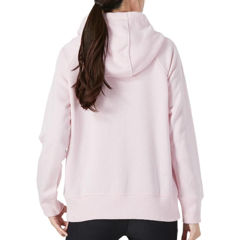 (WMNS) Under Armour Rival Fleece Logo Hoodie 'Light Pink' 1356318-647 sold by KicksCrew product image thumbnail 3