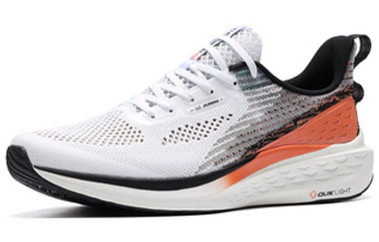 361 QU!K Light Breathable Running Shoes 'White Black Orange' 572022241-5 sold by KicksCrew product image thumbnail 3
