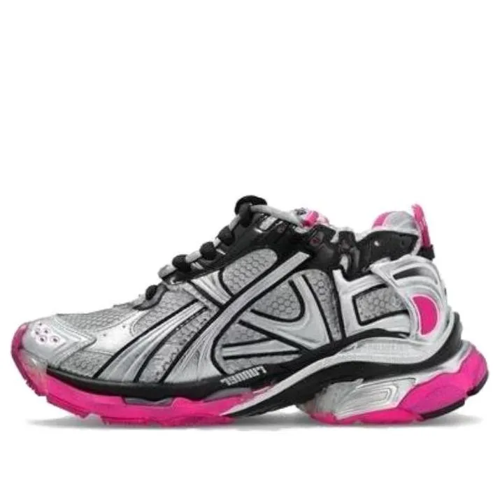(WMNS) Balenciaga Runner 'Silver Black Pink' 772767W3RBW9155 sold by KicksCrew