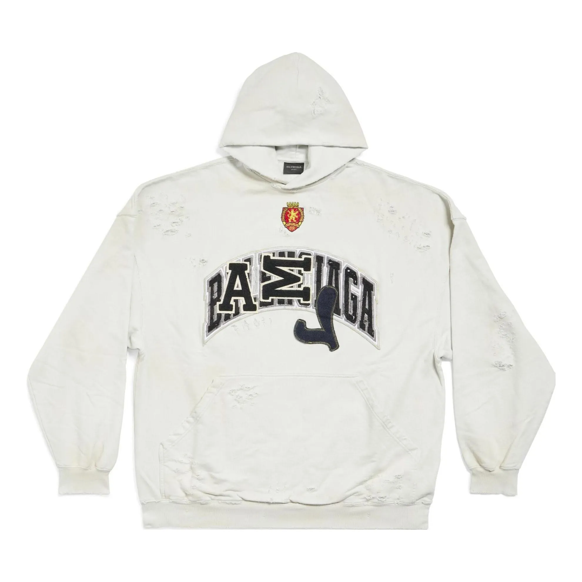 Balenciaga Skater Hoodie Oversized 'White' 739024TOVN39012