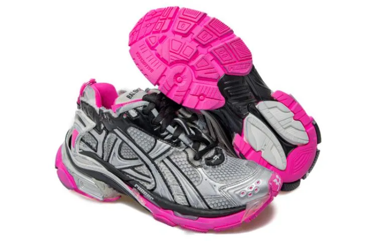 (WMNS) Balenciaga Runner 'Silver Black Pink' 772767W3RBW9155 sold by KicksCrew product image thumbnail 4