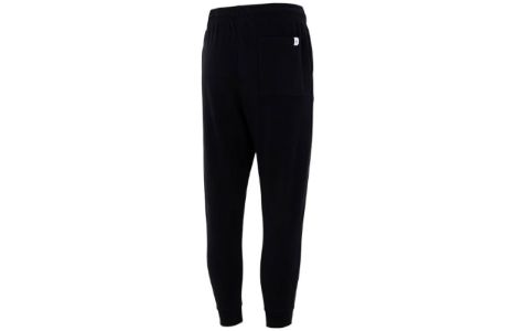 Air Jordan Essentials Holiday Fleece Pants 'Black Red' FD7468-010 sold by KicksCrew