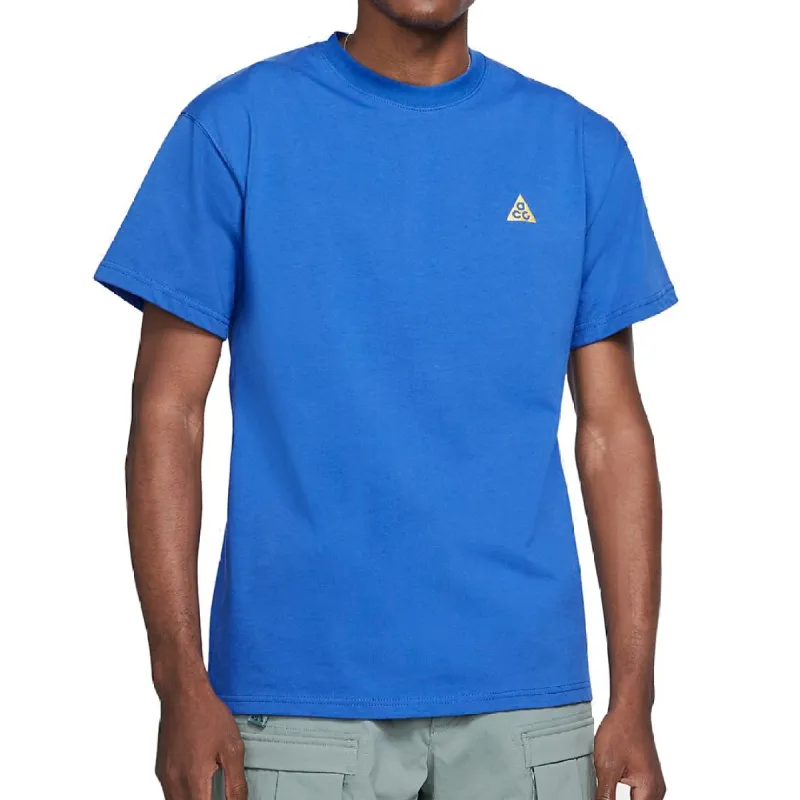 Nike ACG Logo Tee 'Hype Royal' DC4081-405 sold by KicksCrew