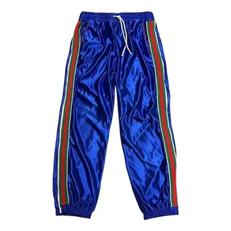Gucci Shiny Jersey Pant With Web 'Bluette Mix' 653374-XJDI9-4364 sold by KicksCrew