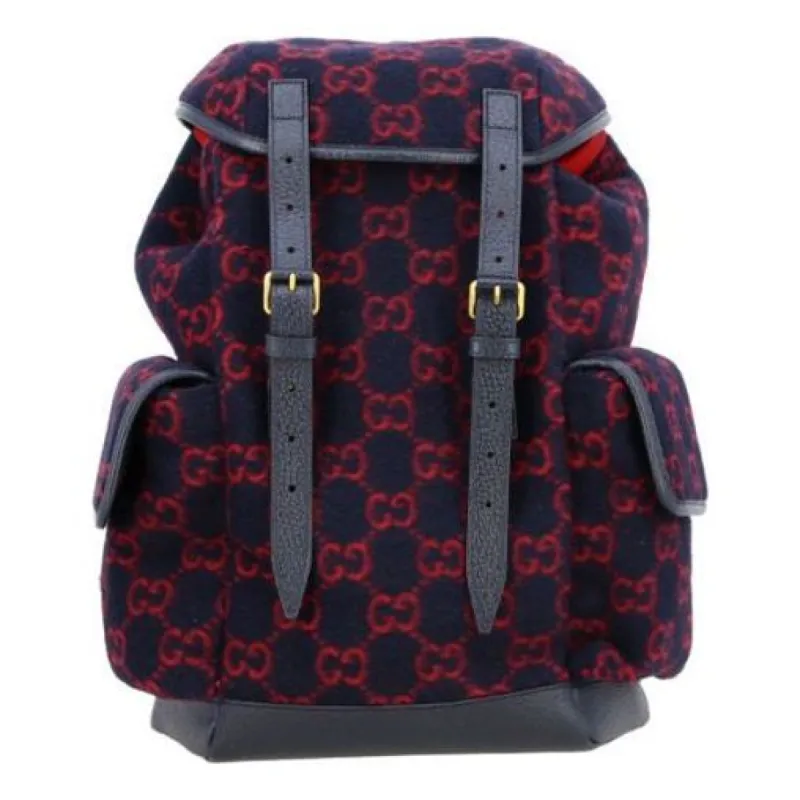 GUCCI GG Monogram Backpack 'Navy' 598184-G38GT-8468 sold by KicksCrew