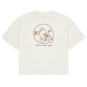 (WMNS) New Balance x PK Illustration T-shirt 'Ivory' NEE26102-IV sold by KicksCrew