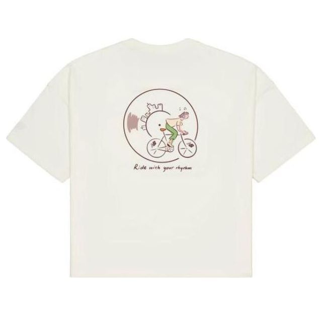 (WMNS) New Balance x PK Illustration T-shirt 'Ivory' NEE26102-IV sold by KicksCrew