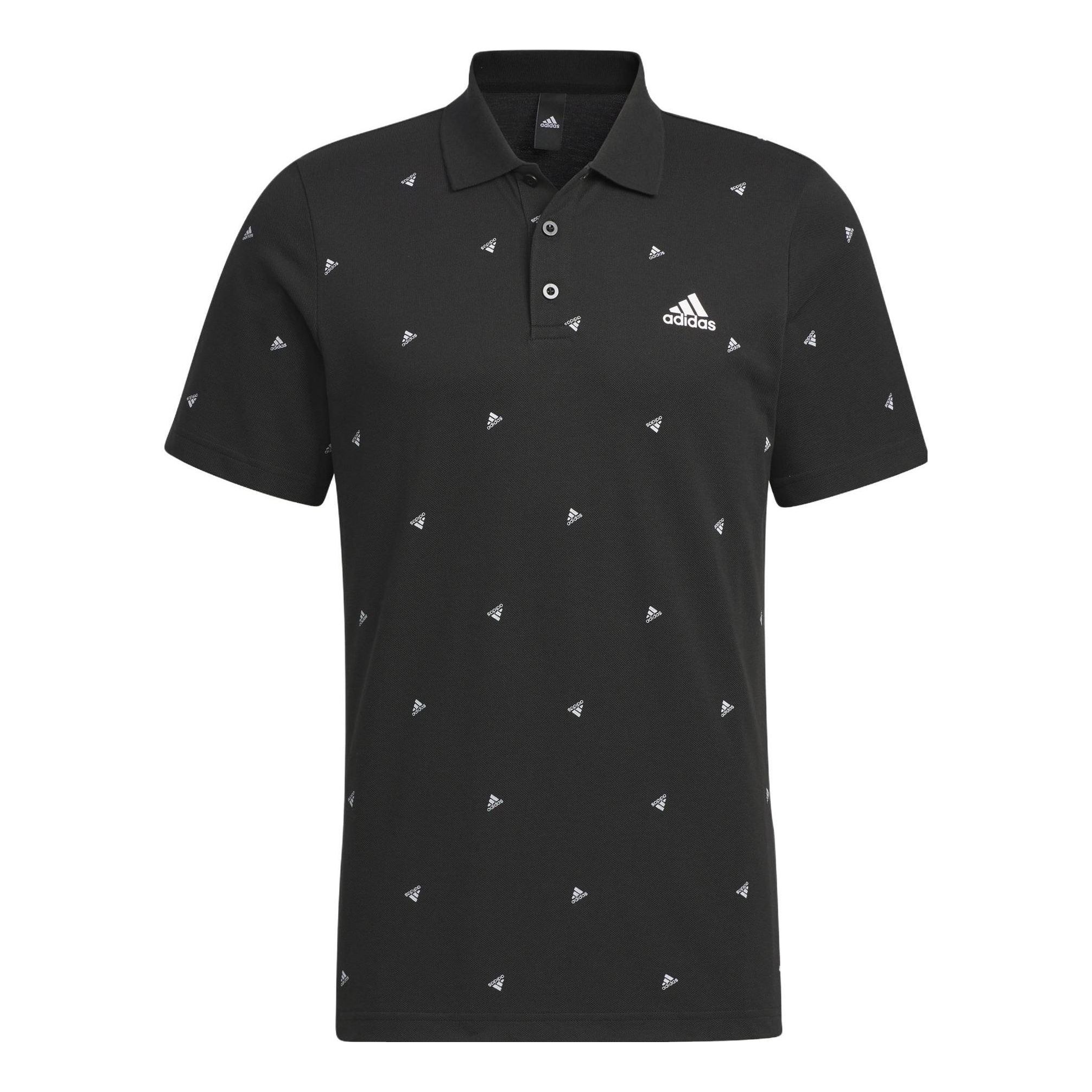 Adidas Future Icons Micro Polo Shirts 'Black' IA8151 sold by KicksCrew