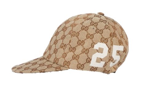 (WMNS) Gucci GG Cotton Canvas Baseball Cap 'Beige Ebony' 751400-4HA0L-9777 sold by KicksCrew