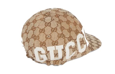 (WMNS) Gucci GG Cotton Canvas Baseball Cap 'Beige Ebony' 751400-4HA0L-9777 sold by KicksCrew