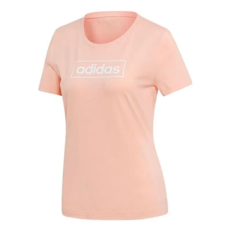 (WMNS) adidas Boxed Graphic T-Shirt 'Pink' EI4584 sold by KicksCrew