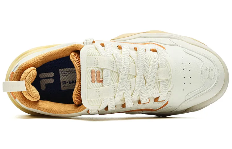 (WMNS) FILA FUSION Kick Sneakers 'White Orange' T12W242203FPB sold by KicksCrew product image thumbnail 3