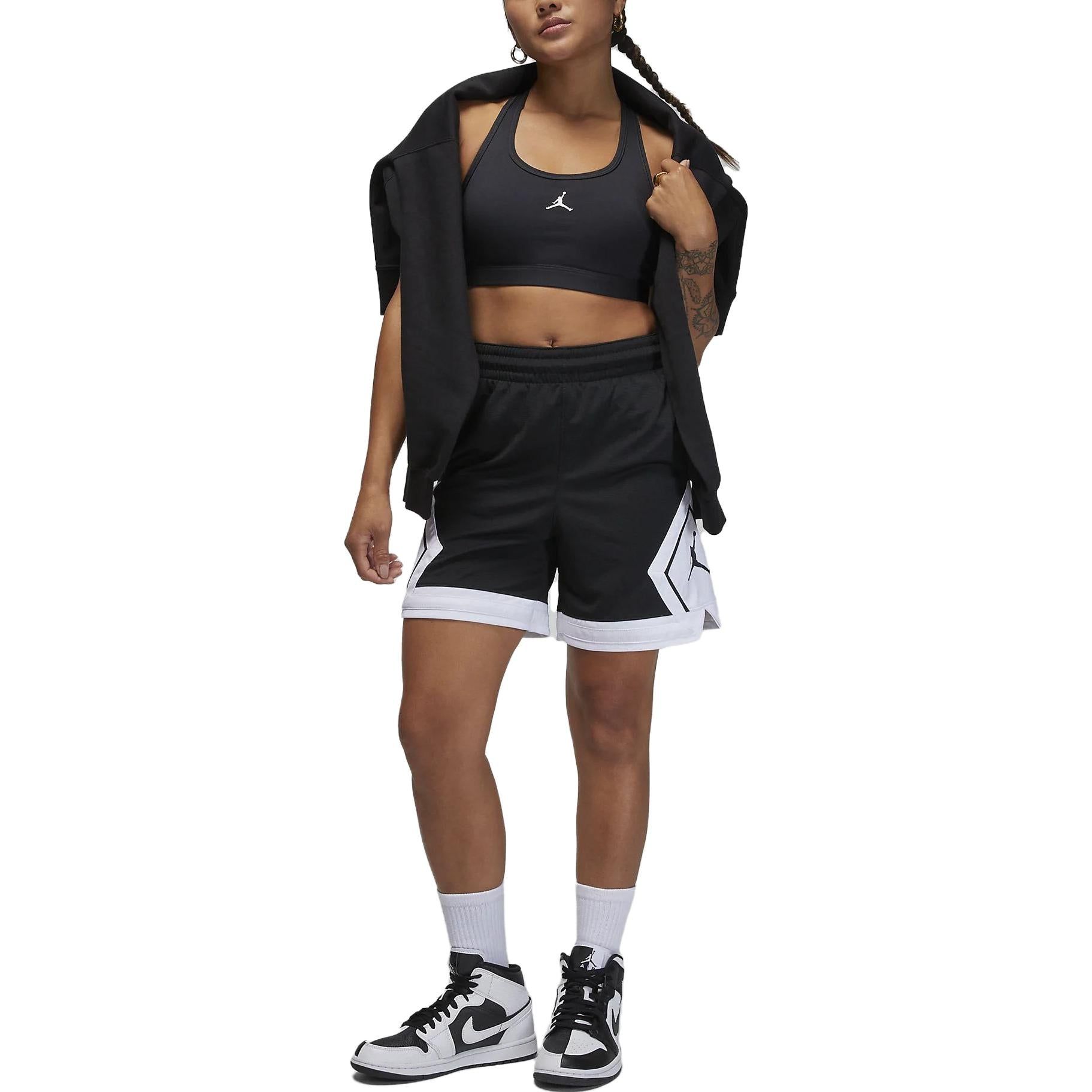 (WMNS) Air Jordan Sport Medium-Support Padded Jumpman Bra 'Black' FB6873-010 sold by KicksCrew product image thumbnail 3