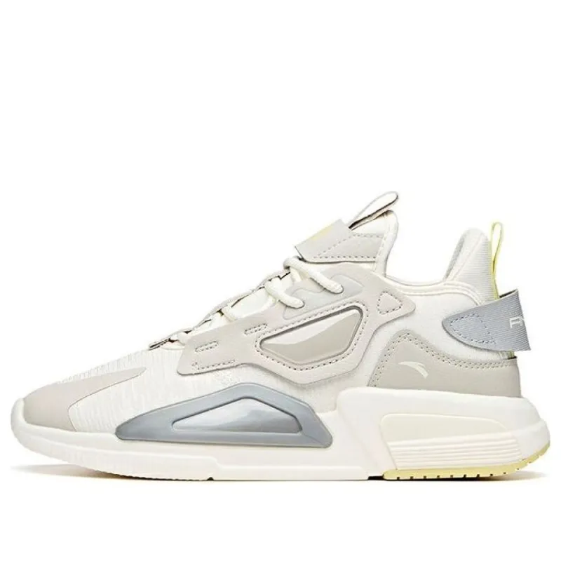 (WMNS) ANTA Life Series Sneakers 'White Grey' 122048808-1 sold by KicksCrew