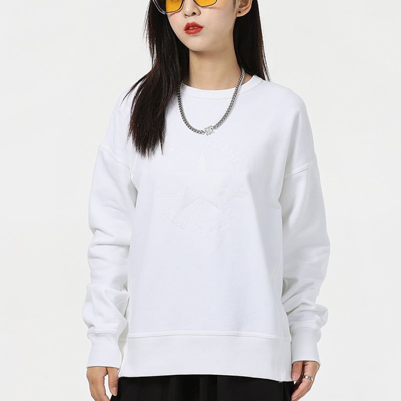 (WMNS) Converse All Star Sweatshirts 'White' 10019811-A07 sold by KicksCrew product image thumbnail 3