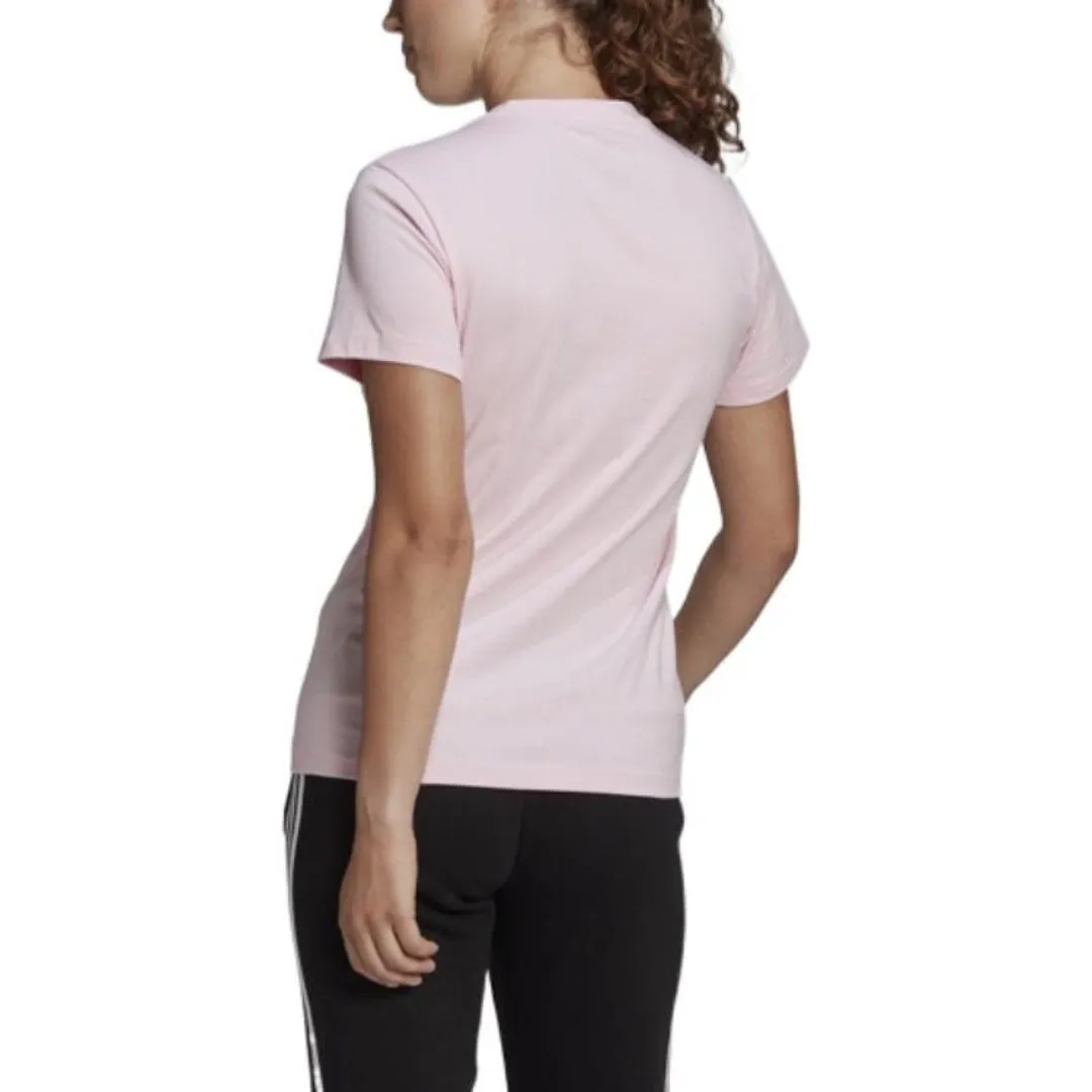 (WMNS) adidas Essentials Logo T-Shirt Asia Sizing 'Pink White' GL0726 sold by KicksCrew product image thumbnail 3