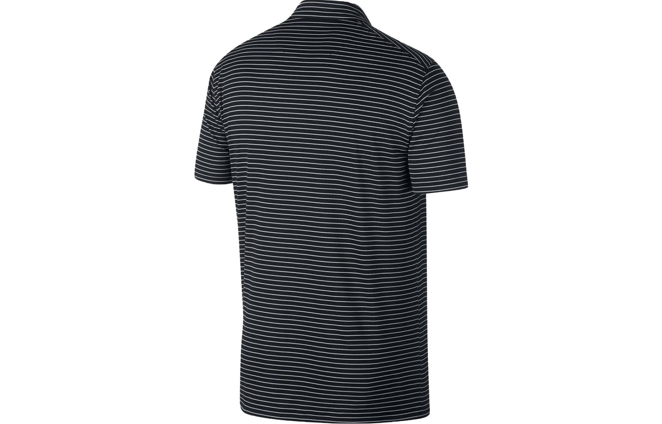 Nike Dri-fit Striped Golf Polo Shirt 'Black Summit White' AJ5482-010 sold by KicksCrew product image thumbnail 2